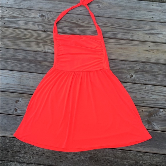Moda International Dresses & Skirts - Moda International hot orange halter dress